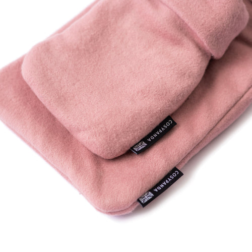 Little and Large Pink Organic Cotton Hot Water Bottle Gift Set