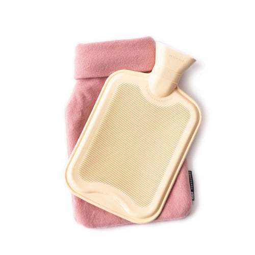 Little and Large Pink Organic Cotton Hot Water Bottle Gift Set