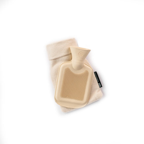 Natural rubber mini hot water bottle