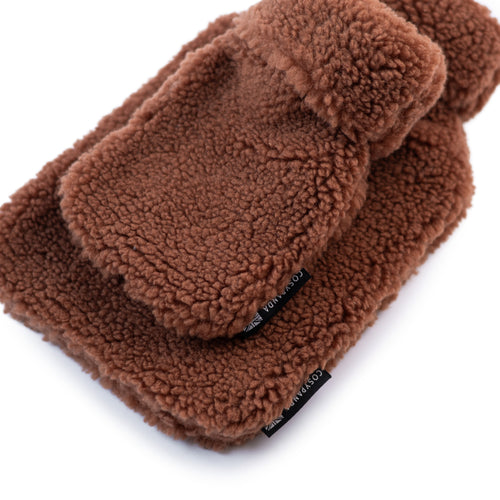 Little and Large Chocolate Teddy Hot Water Bottle Gift Set
