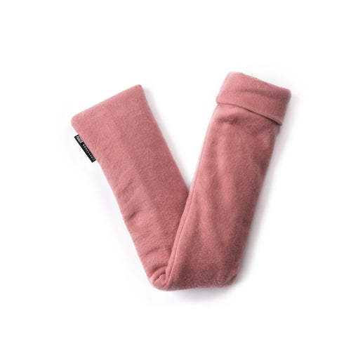 pink long hot water bottle