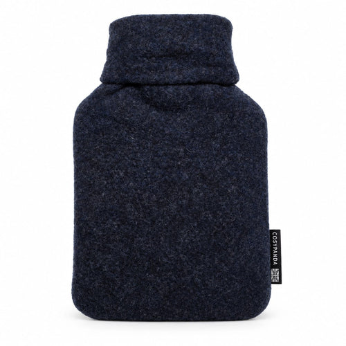Midnight Navy Merino Wool 2 Litre Hot Water Bottle
