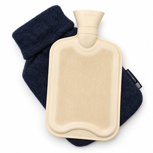 Midnight Navy Merino Wool 2 Litre Hot Water Bottle