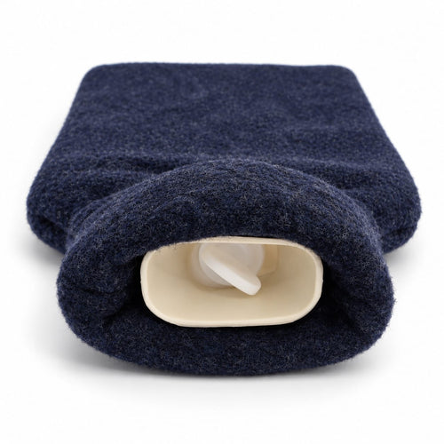 Midnight Navy Merino Wool 2 Litre Hot Water Bottle