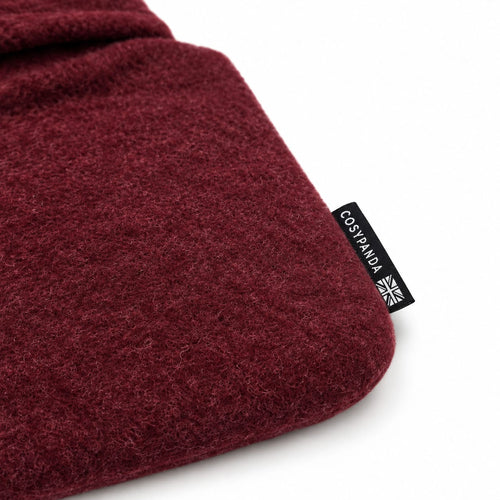 Mulberry Burgundy Merino Wool 2 Litre Hot Water Bottle