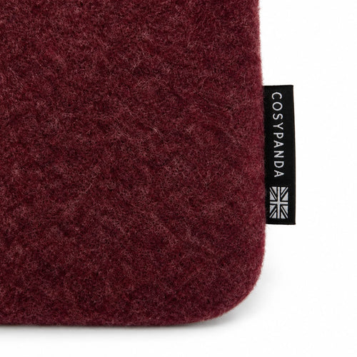 Mulberry Burgundy Merino Wool 2 Litre Hot Water Bottle